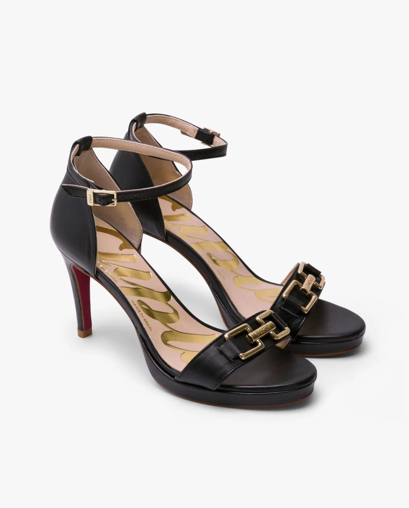 Cuplé Sandalia Trebilla Piel Negro^Mujer Sandalias
