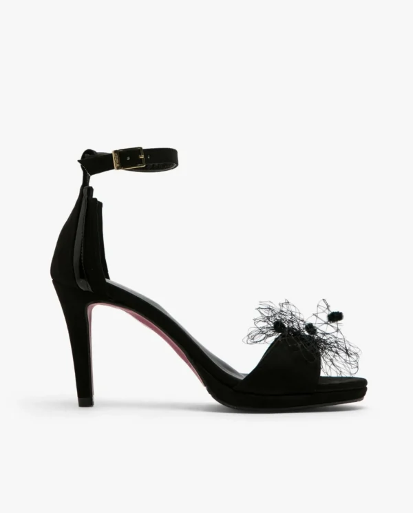 Cuplé Sandalia Ultrasuede Negro^Mujer Sandalias