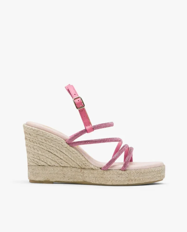 Cuplé Sandaliacuna Tiras Strass Fucsia^Mujer Sandalias