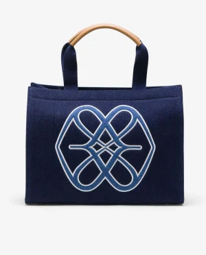 Cuplé Shopper Logo Vaquero Marino^Mujer Shoppers Y Bolsos Hombro