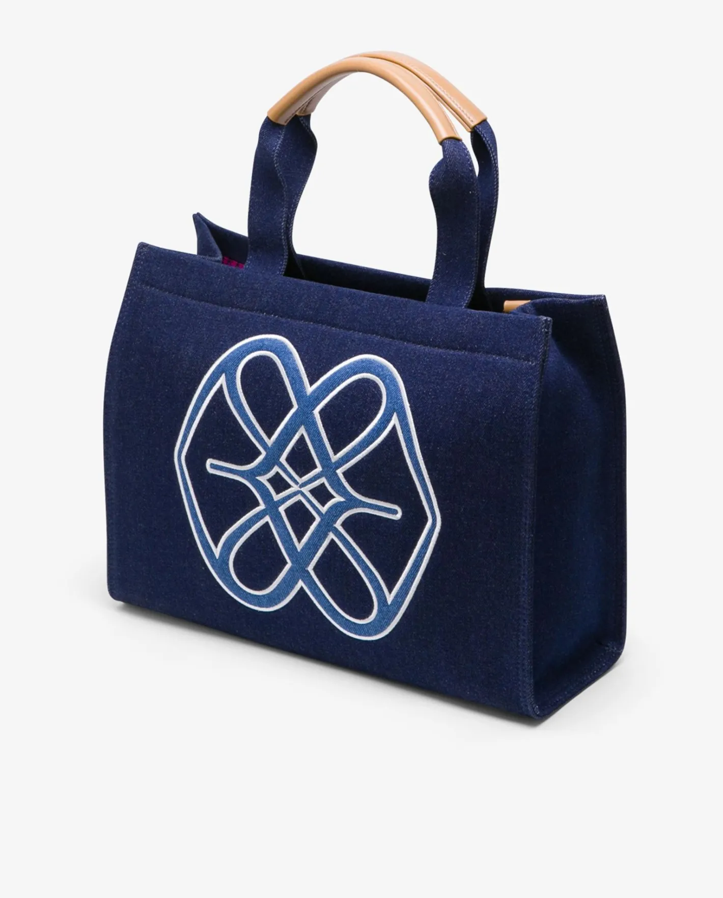 Cuplé Shopper Logo Vaquero Marino^Mujer Shoppers Y Bolsos Hombro
