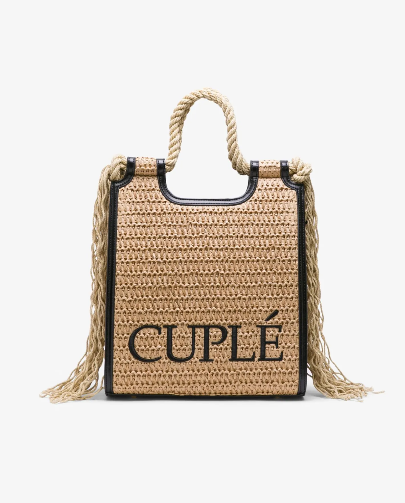 Cuplé Shopper Rafia Beig^Mujer Shoppers Y Bolsos Hombro