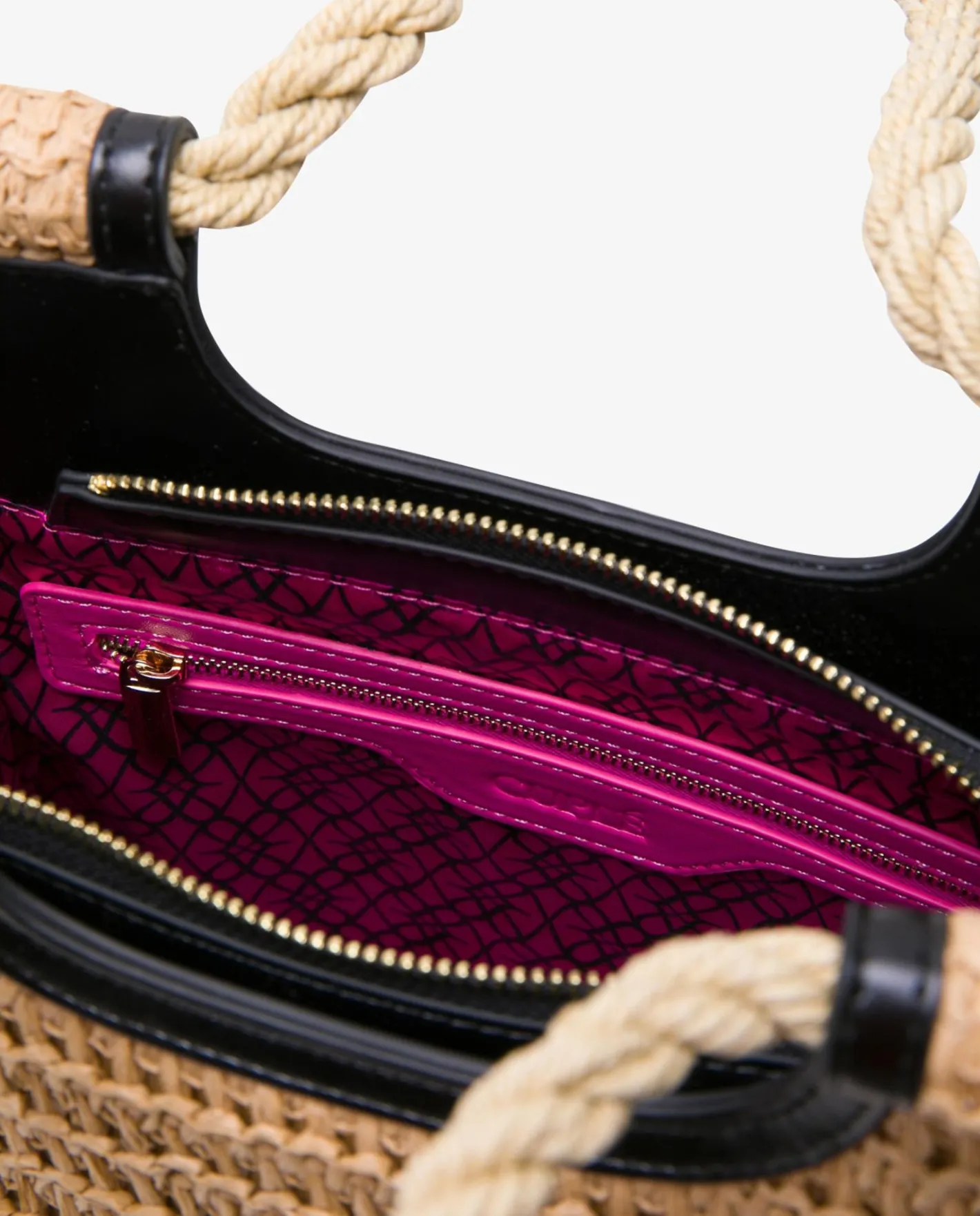 Cuplé Shopper Rafia Beig^Mujer Shoppers Y Bolsos Hombro