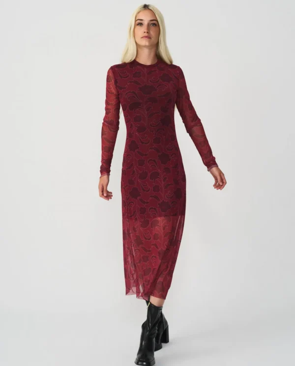 Cuplé Vestido Mini Estampado Tul Estampado Flor Cool^Mujer Vestidos