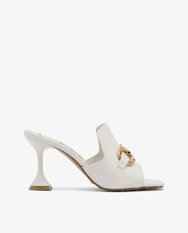 Cuplé Zueco Adorno Napa Blanco^Mujer Zuecos